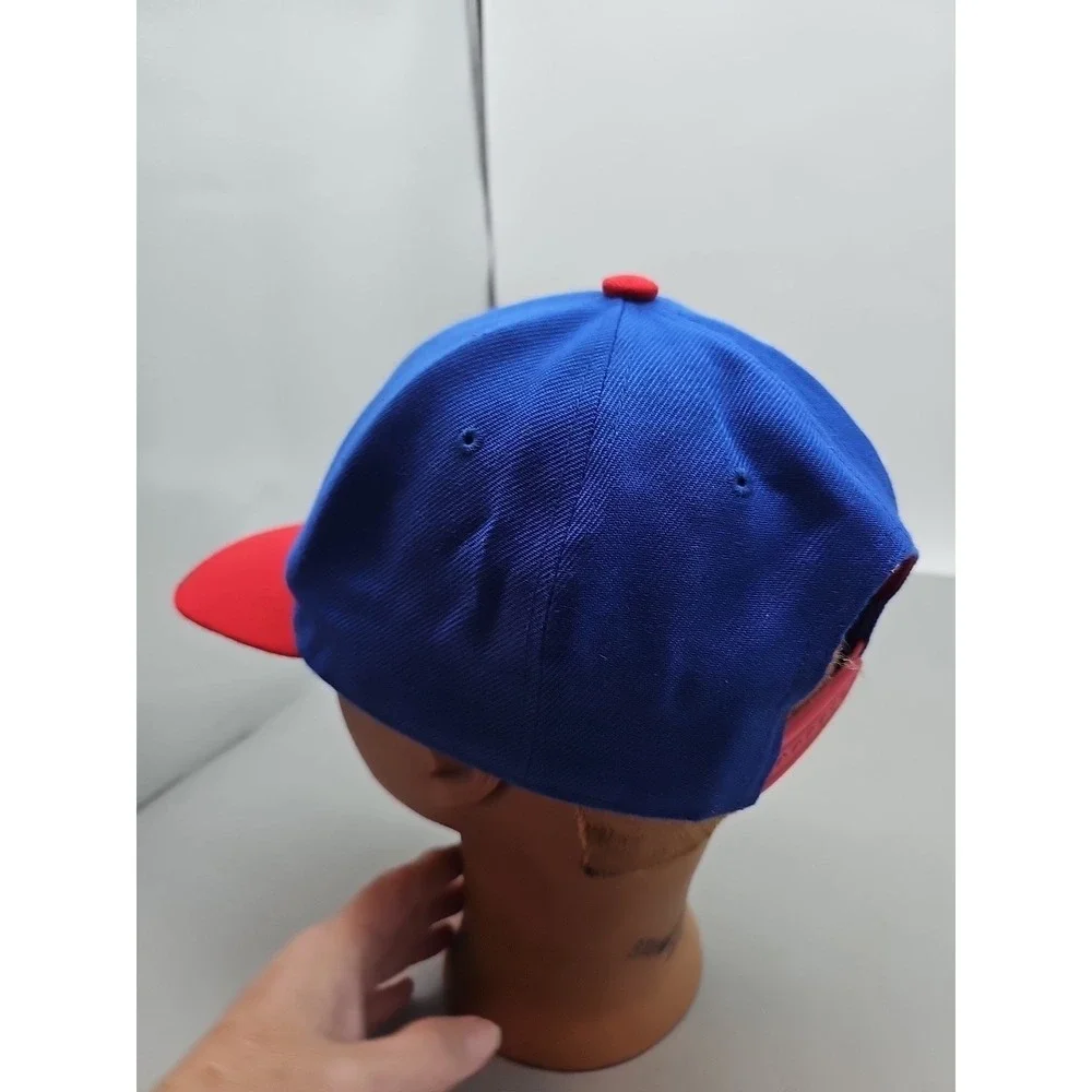 Marvel‎ Captain America Adjustable Snapback Cap Hat Blue/Red/White One Size